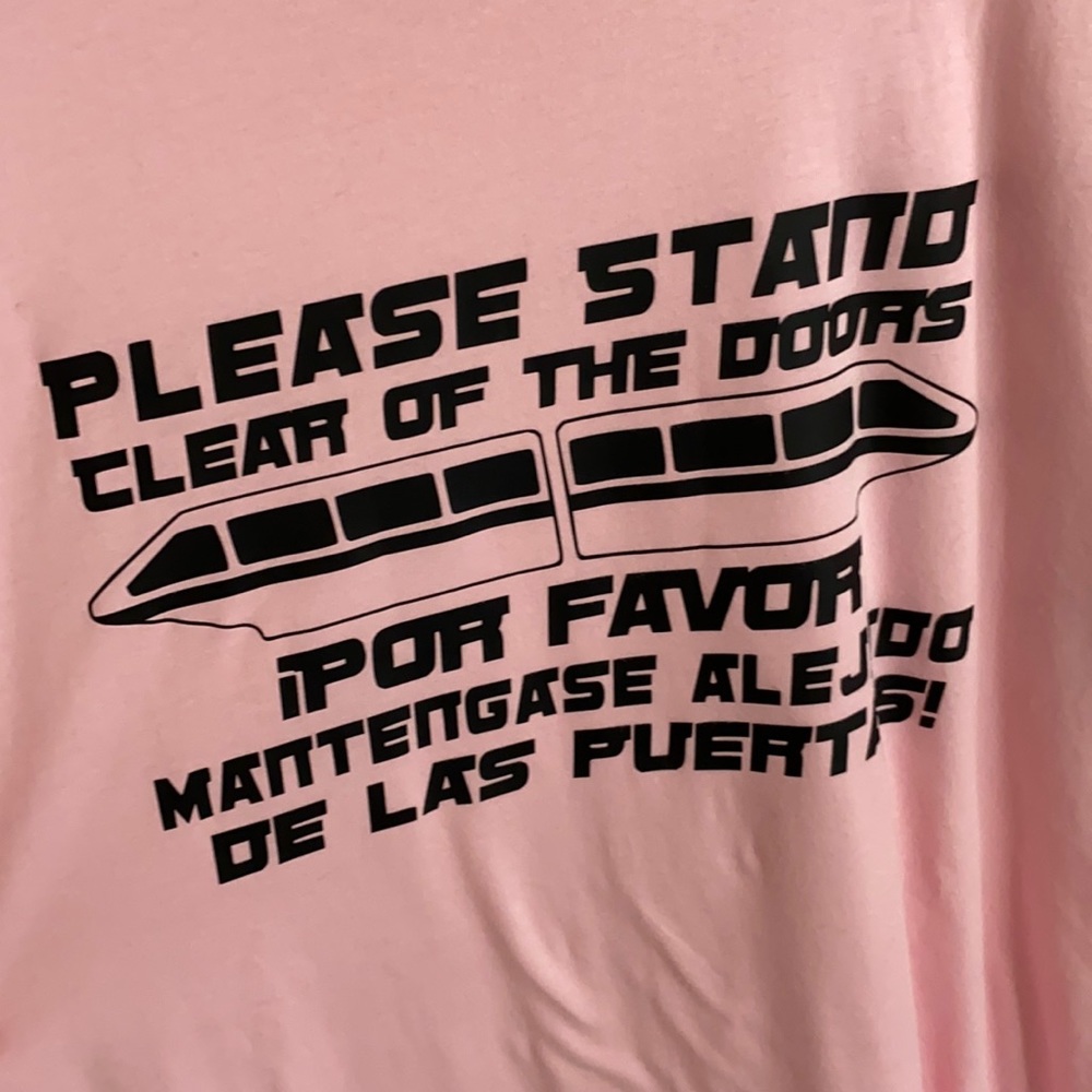 NWOT Disney Monorail Graphic T-Shirt